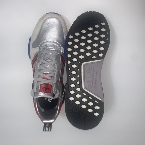 Adidas R1 Rising Star Metallic Silver NEW - Picture 8 of 9